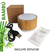 PARLANTE BLUETOOTH BAMBOO